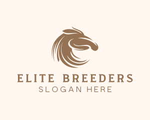 Stallion Horse Equestrian  logo design