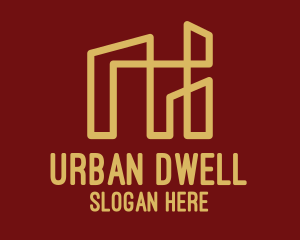 Urban City Monoline  logo design