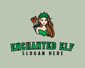 Elf Gaming Woman logo design