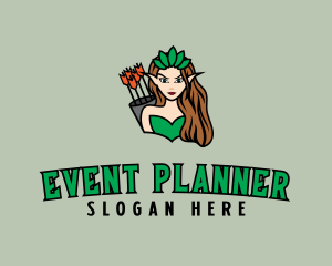 Female - Elf Gaming Woman logo design