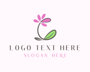 Blossom - Flower Garden Letter C logo design