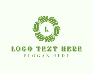 Vegan - Eco Vegan Garden logo design