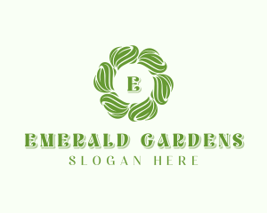 Eco Vegan Garden logo design