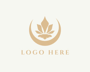 Lotus - Lotus Moon Massage logo design