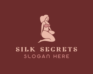 Woman Sexy Lingerie logo design