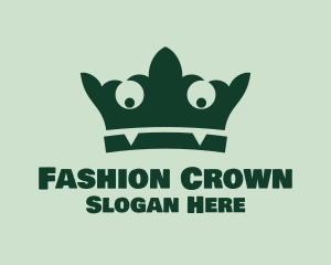 Green Monster Crown  logo design