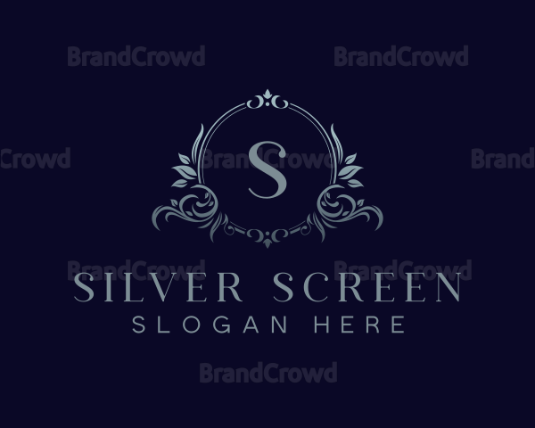 Elegant Floral Crest Logo