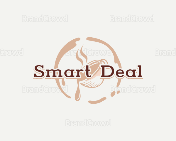 Brewed Coffee Drink Logo