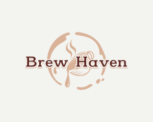 Brewed Coffee Drink logo design