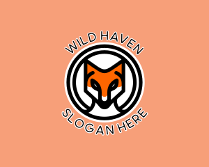 Wild Fox Face logo design