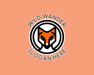 Wild Fox Face logo design