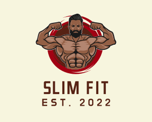 Weightloss - Muscle Power Fitness Gym logo design