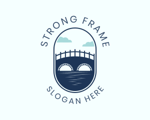 Truss - Blue Bridge Landmark logo design