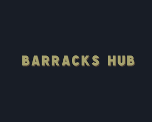 Barracks - Masculine Manly Brand logo design