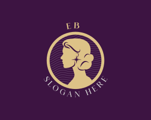 Feminine - Elegant Woman Portrait logo design