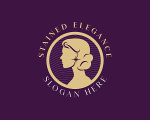 Elegant Woman Portrait logo design