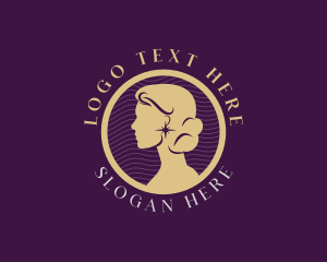 Elegant Woman Portrait Logo