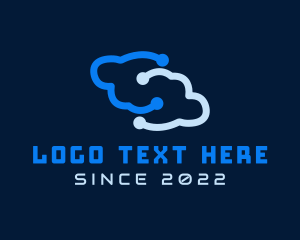 Technology - Abstract Technology Cloud logo design