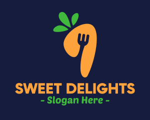 Treats - Fork Carrot Restaurant logo design