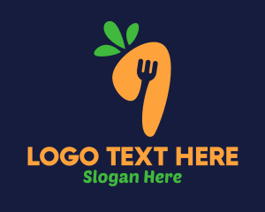 Fork Carrot Restaurant Logo