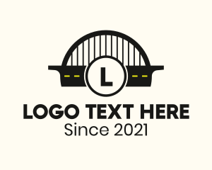 Bridge - Road Bridge Lettermark logo design