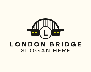 Road Bridge Lettermark logo design