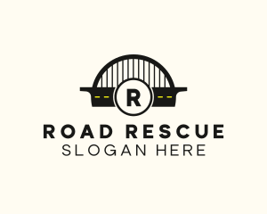 Road Bridge Lettermark logo design