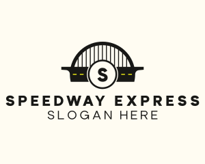 Expressway - Road Bridge Lettermark logo design