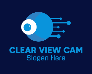 Webcam - Blue Eye Tech Webcam logo design