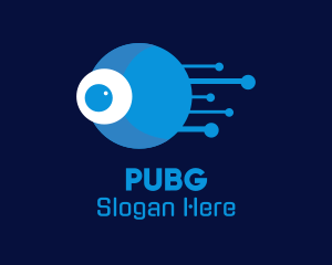 Surveillance - Blue Eye Tech Webcam logo design