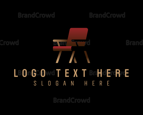 Armchair Furniture Decor Logo