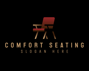 Armchair Furniture Decor logo design