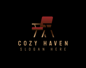 Armchair Furniture Decor logo design