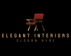 Armchair Furniture Decor logo design