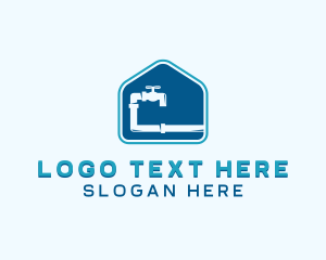 Spigot - Plumbing Faucet Maintenance logo design