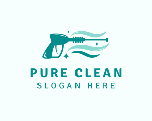 Green Pressure Washing logo design