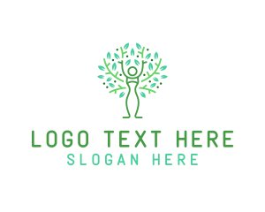 Growth - Human Tree Foundation logo design