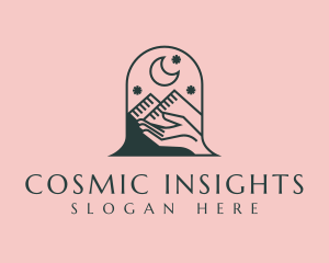 Astrology - Astrological Mountain Moon logo design