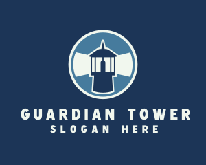 Lighthouse Tower Beacon logo design