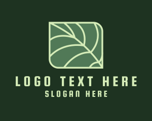 Organic Herb Leaf Logo