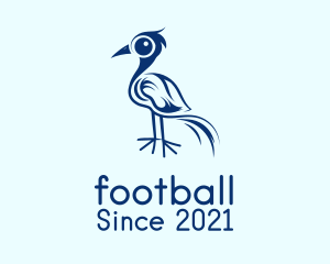Bird - Blue Wild Bird logo design