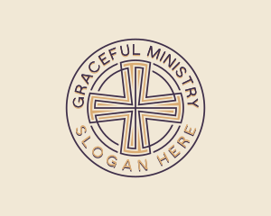 Ministry - Religious Cross Ministry logo design