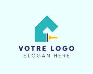 Home Renovation Paint Logo
