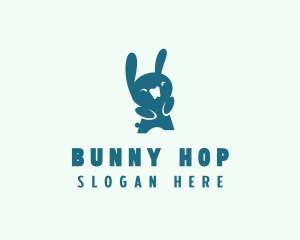 Bunny Rabbit Dentistry logo design