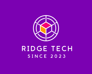 Digital Tech Cube  logo design