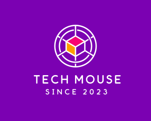 Digital Tech Cube  logo design