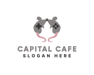 Mouse Gaming Cafe logo design