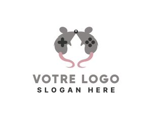 Controller - Mouse Gaming Cafe logo design