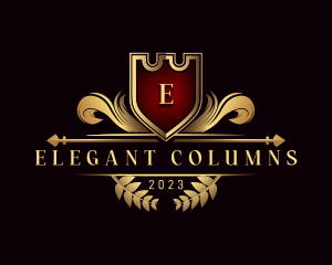 Elegant Crest Ornament logo design