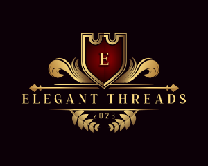 Elegant Crest Ornament logo design